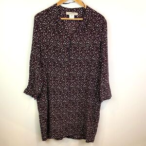 Gerard Darel silk Black and White Patterned dress size 12 ( FR 44)